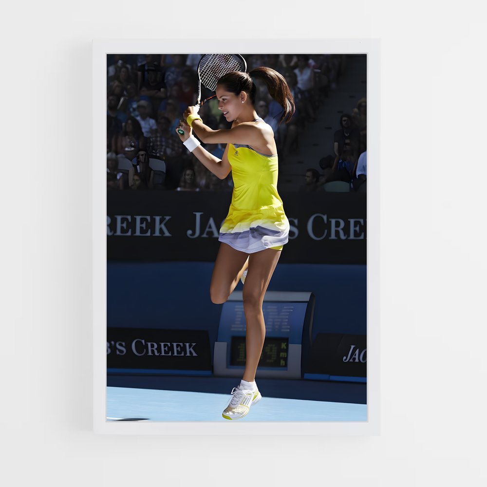 Poster Ace in Yellow – affiche Tennis (vue 3)